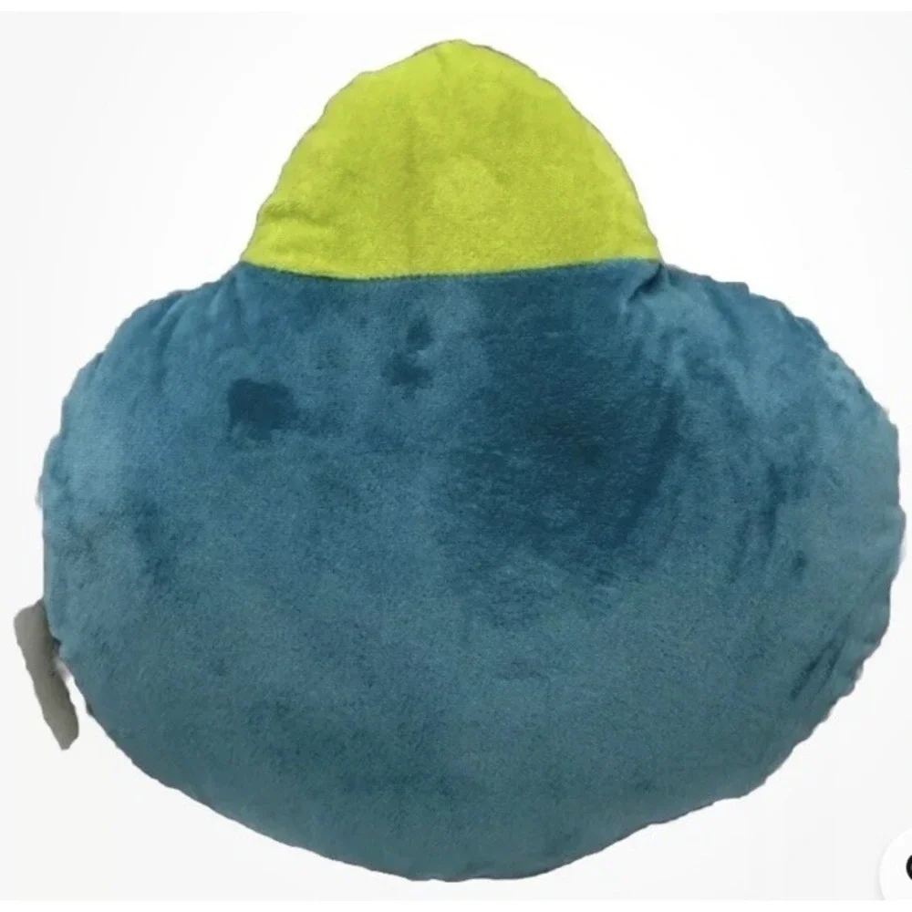 UFO Alien Pillow‎ 2024 Halloween Plush Alien Flying Saucer Target Bullseye Aqua
